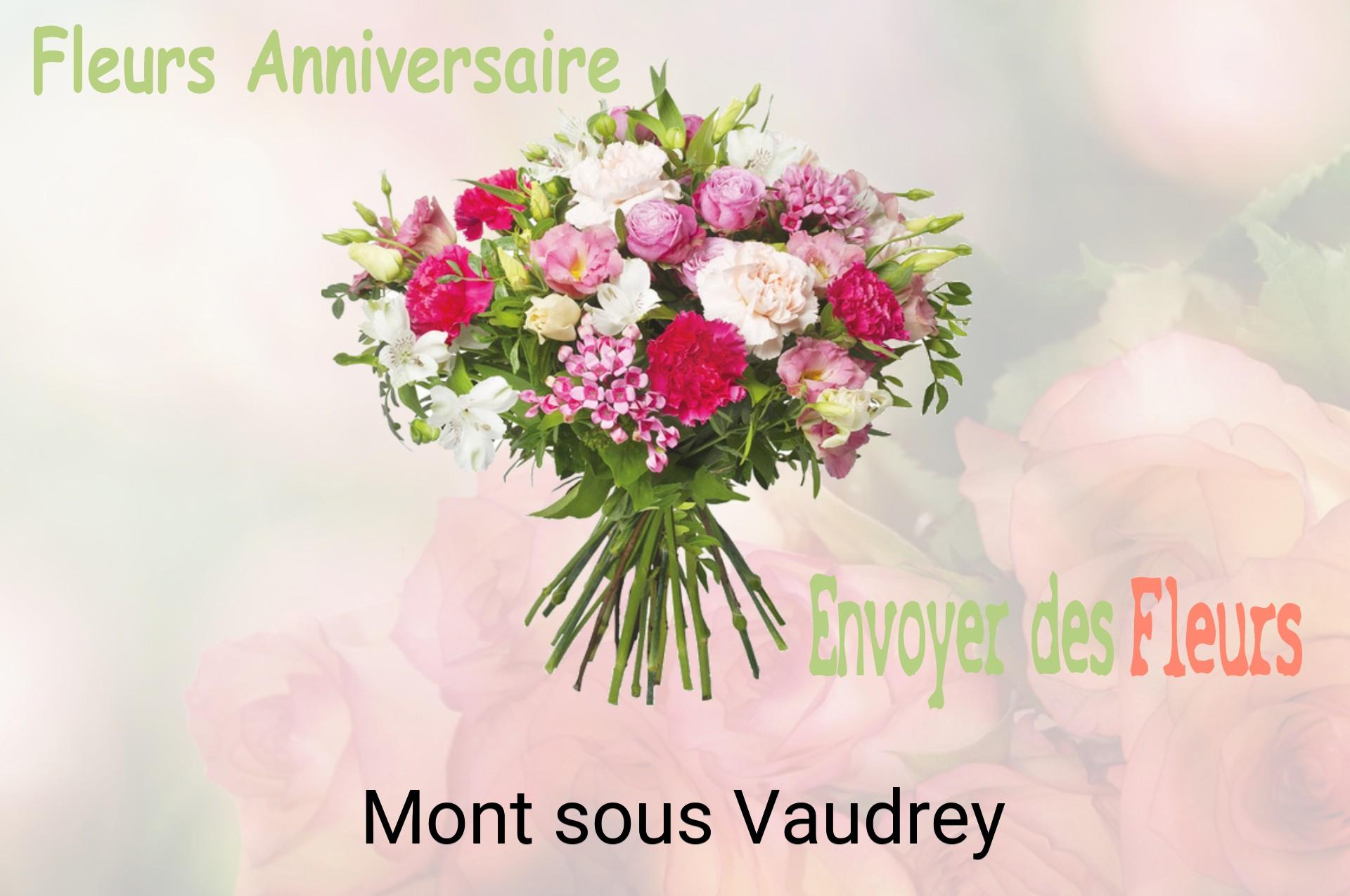 Bouquet de fleurs d’anniversaire livré à Mont-sous-Vaudrey