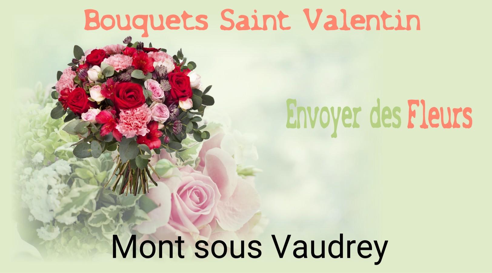 Roses de Saint-Valentin livrées à Mont-sous-Vaudrey